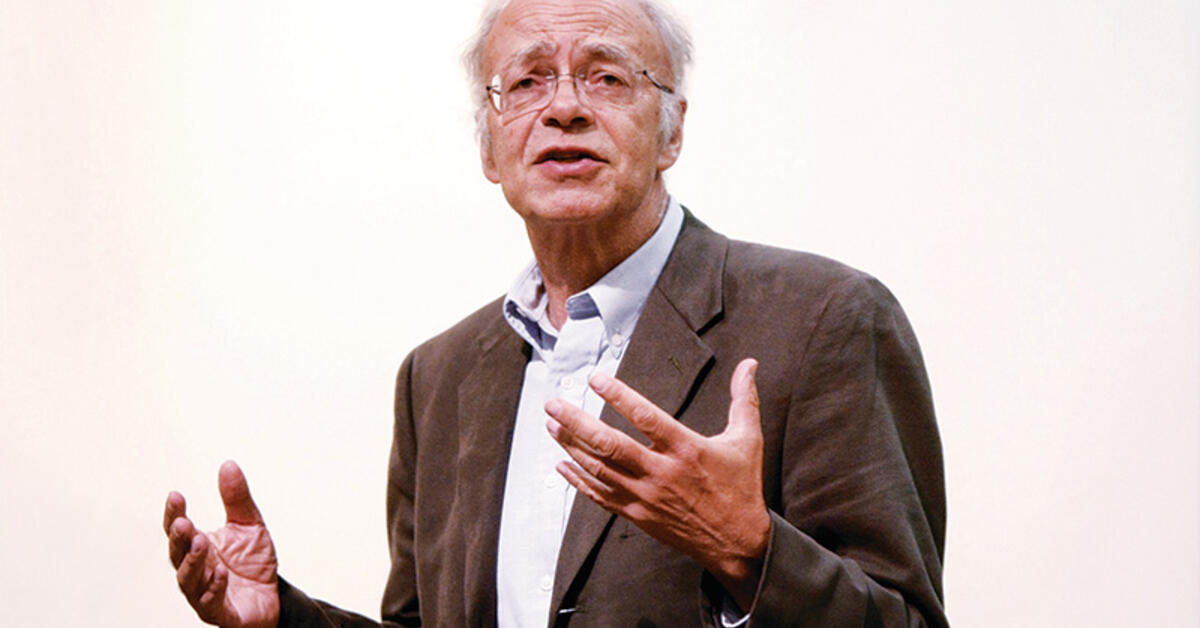 Bioethics Professor Peter Singer Renews His Fight For Animal Rights